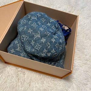 COPY - Louis Vuitton Denim monogram bucket hat